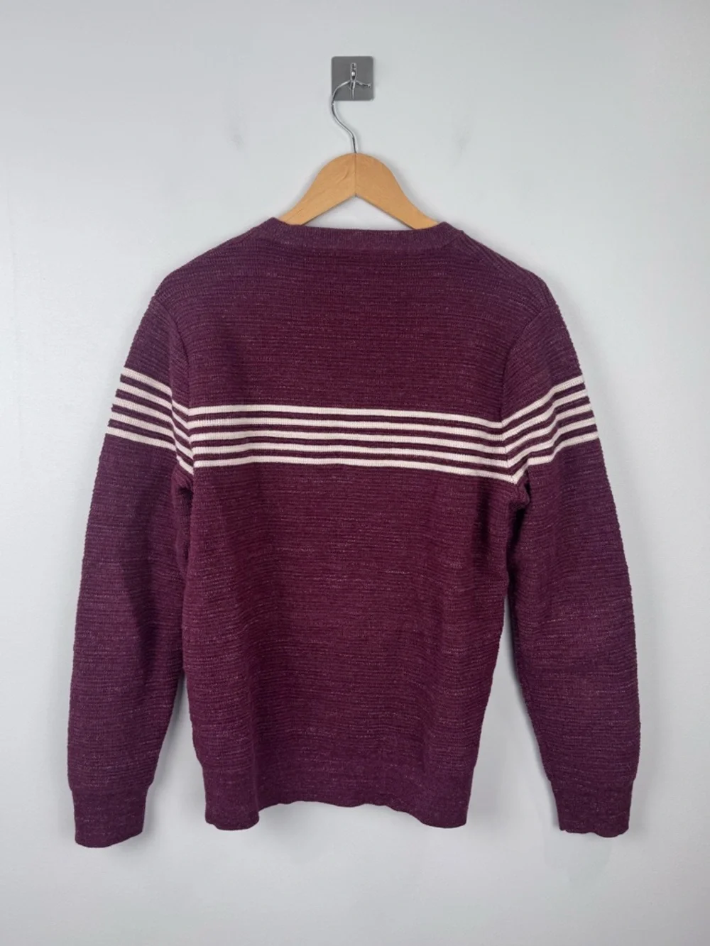 J.Crew Men Rugged‎ Cotton Waffle Knit Crewneck Sweater Size Medium